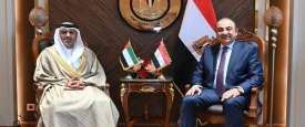وزير قطاع الأعمال المصري والسفير الإماراتي