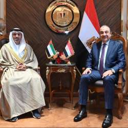 UAE Ambassador, Egyptian Minister of Public Business Sector 
