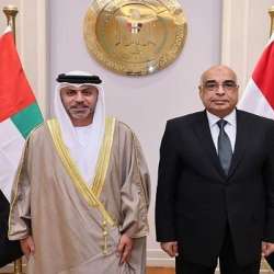 وزير العدل المصري والسفير الإماراتي