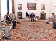 لقاء السيسي ورئيس أركان القوات البرية الباكستانية