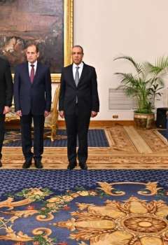 السيسي والسفير البريطاني الجديد