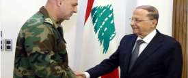 الرئيس اللبناني جوزيف عون و قائد الجيش