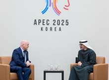 ولي عهد أبوظبي ورئيس وزراء نيوزيلندا