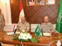 رؤساء الأركان السعودي والمصري