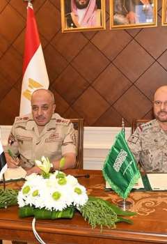 رؤساء الأركان السعودي والمصري
