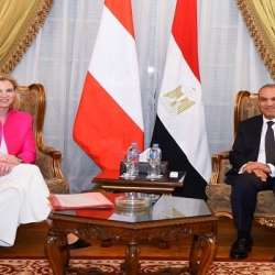 وزيرا الخارجية المصري والنمساوي