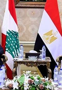 رئيسا وزراء مصر ولبنان