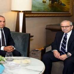 رئيس وزراء لبنان ووزير خارجية مصر