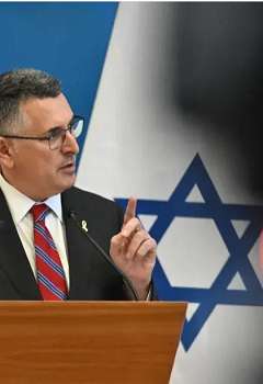 جدعون ساعر وزير خارجية الاحتلال الإسرائيلي