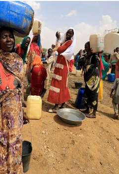 حركة نزوح من الفاشر السودانية