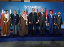  وفد الدولة المشارك في الاجتماع الوزاري حول غزة في إسطنبول