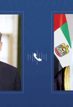 رئيس الإمارات ورئيس وزراء بريطانيا