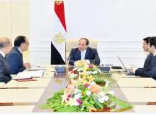 أجتماع الرئيس المصري عبد الفتاح السيسي