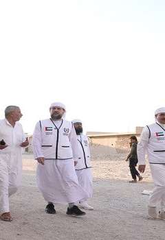 وفد من هيئة الأعمال الخيرية العالمية