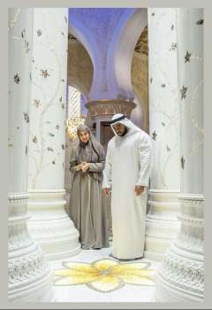 Sheikh Zayed Grand Mosque in Abu Dhabi