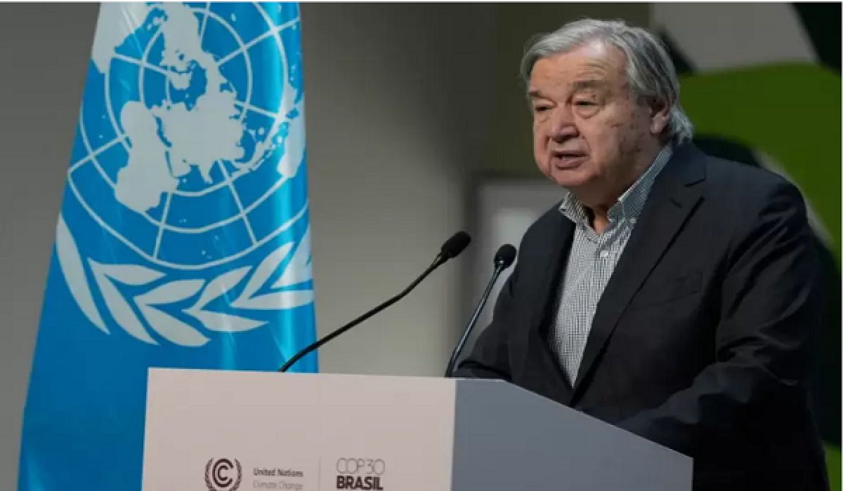 الأمين العام للأمم المتحدة أنطونيو غوتيريش  