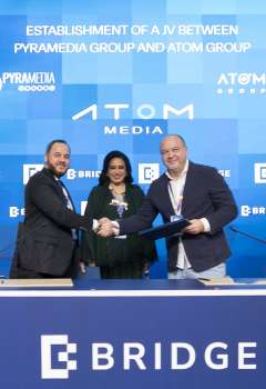 الإعلان عن Atom media - قمة بريدج