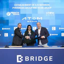 الإعلان عن Atom media - قمة بريدج