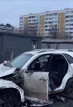 انفجار سيارة في موسكو