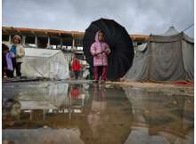 الشتاء في غزة