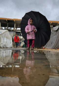 الشتاء في غزة