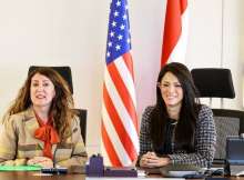  وزيرة التخطيط المصرية وسفيرة الولايات المتحدة الأمريكية