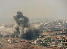 القصف الإسرائيلي