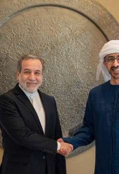 وزير خارجية الإمارات ونظيره الإيراني