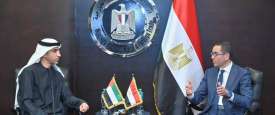 وزير التجارة الخارجية المصرية ونظيره الإماراتي