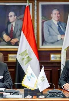 محافظ البنك المركزي المصري ورئيس بنك التصدير والاستيراد الإفريقي 