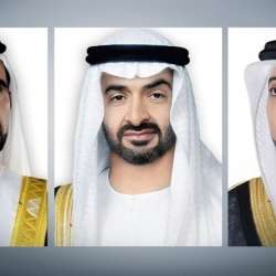 رئيس الإمارات ونائباه