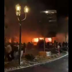  انفجار منتجع التزلج 