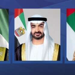 رئيس الإمارات ونائباه