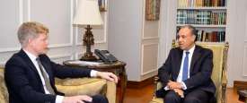 وزير الخارجية المصري والمبعوث الأممي