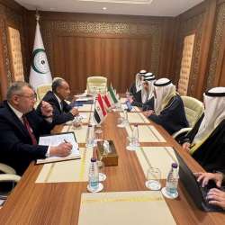 لقاء وزير الخارجية المصري ونظيره الكويتي