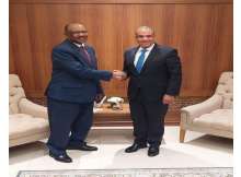 وزير الخارجية المصري ونظيره السوداني