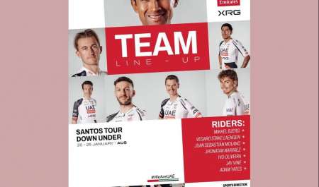 UAE Team Emirates-XRG announces lineup for Tour Down Under