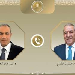 وزير الخارجية المصري ونائب الرئيس الفلسطيني