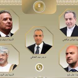 وزراء خارجية مصر وفرنسا وعمان وإيران والمبعوث الأمريكي ويتكوف
