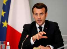 الرئيس الفرنسي ماكرون