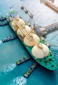 تصدير الغاز المسال