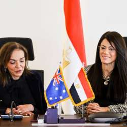 وزيرة التخطيط المصرية ووزيرة المشروعات الصغيرة والتنمية الدولية الأسترالية