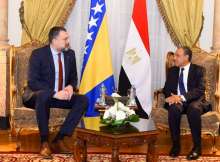 وزير الخارجية المصري ونظيره البوسني