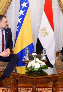 وزير الخارجية المصري ونظيره البوسني
