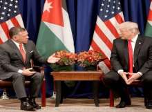 دونالد ترامب والملك عبدالله الثاني