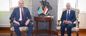 وزير الخارجية المصري ونظيره اليوناني