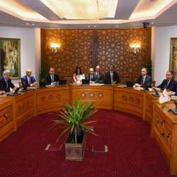 مشاورات سياسية مصرية قبرصية يونانية