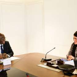 وزيرة التخطيط المصرية ومدير بنك التنمية الأفريقي