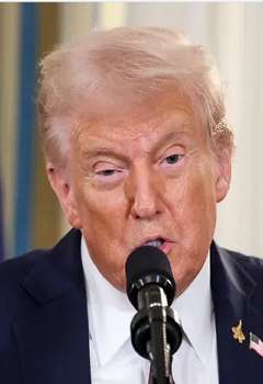 الرئيس الأمريكي دونالد ترامب