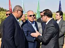 وزيرا الزراعة المصري والسوداني خلال الزيارة